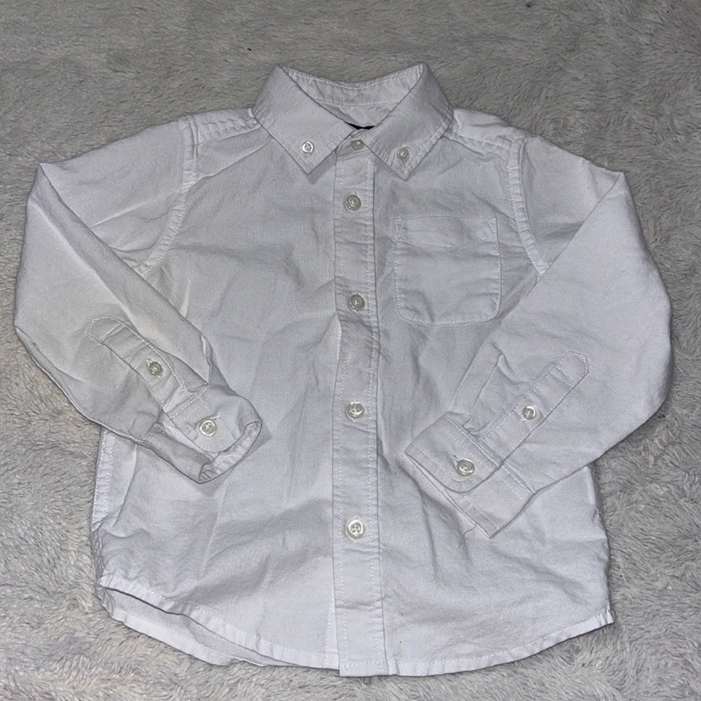 the childrens place white button up shirt
